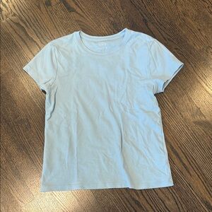 J. Crew Soft Blue Crew Neck Tee